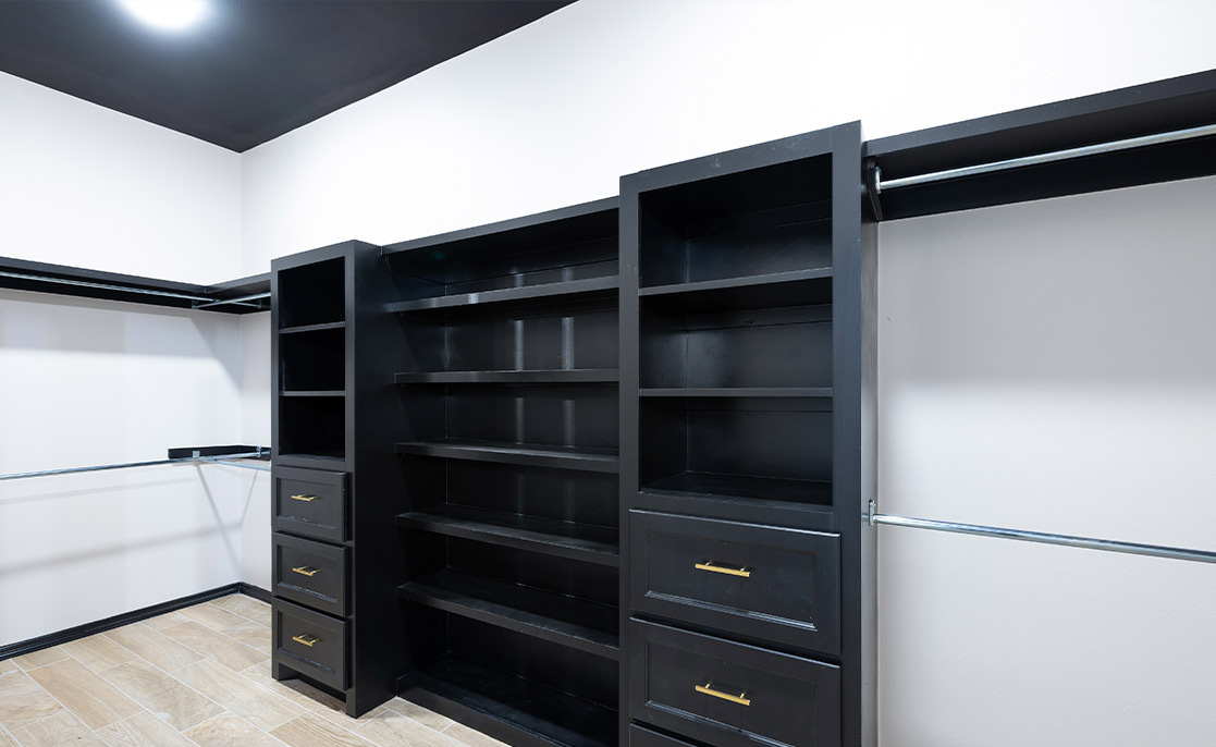 luxury closet for storage