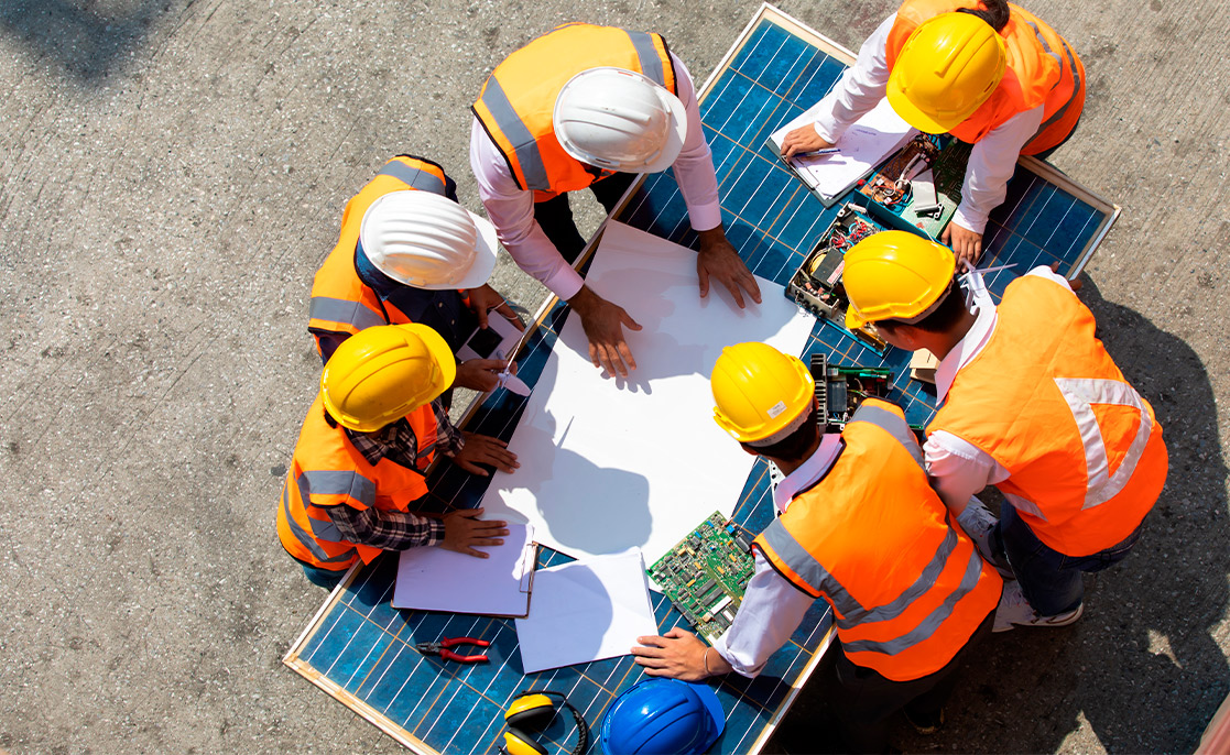 Building constructors doing planning and checking plans. 